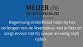 Regelmatig onderhoud voor de fiets is belangrijk.